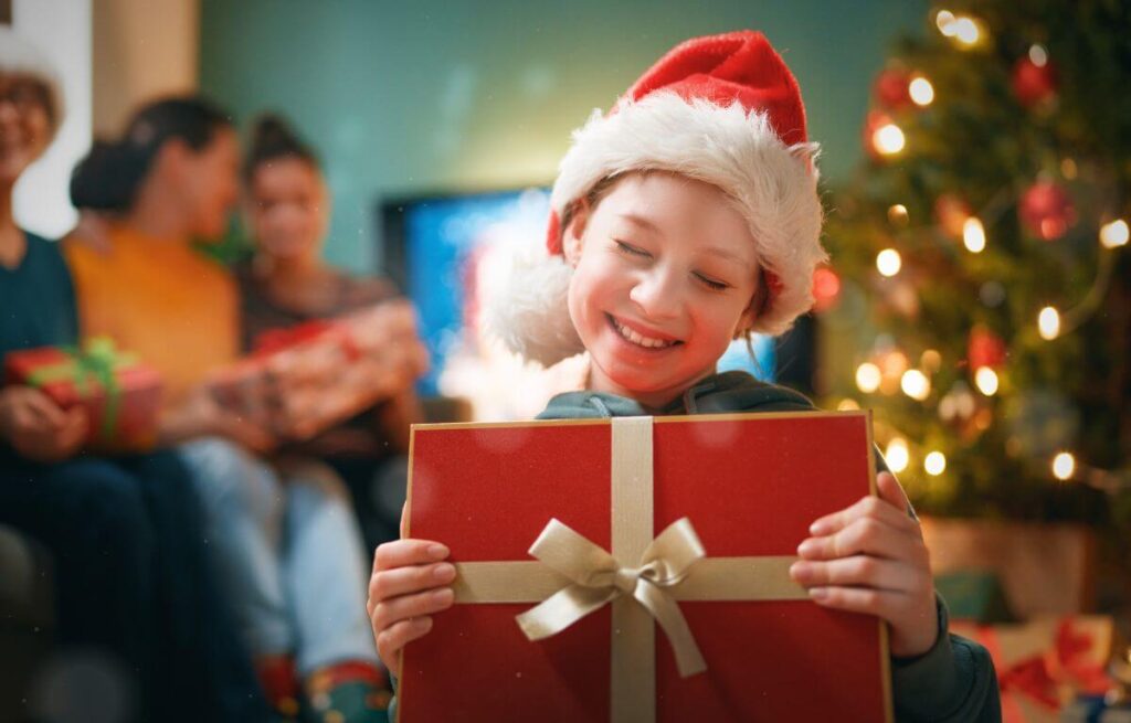 A magia dos presentes feitos por crianças